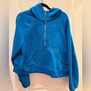 LuluLemon Scuba Half Zip -Bright Blue M/L